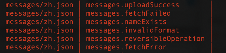 i18n检测 - 动态的key